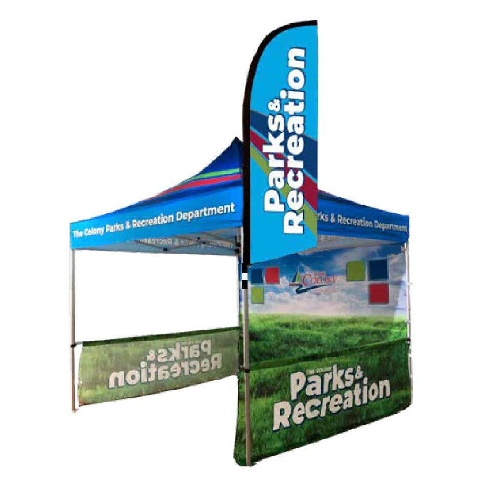 Custom Canopy Tents can be personalized with your logo and custom design.