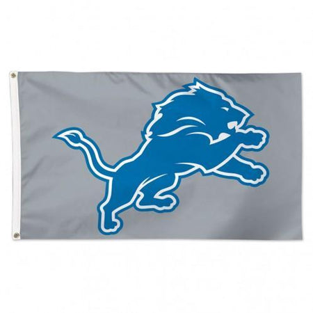 Detroit Lions Silver Deluxe 3' x 5' Flag-Flag-Fly Me Flag