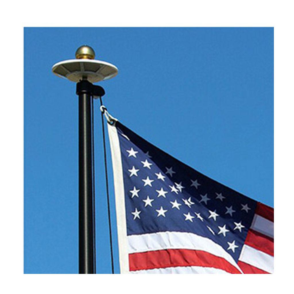 Disc Flagpole Solar Light for flagpoles up to 25 ft. in height