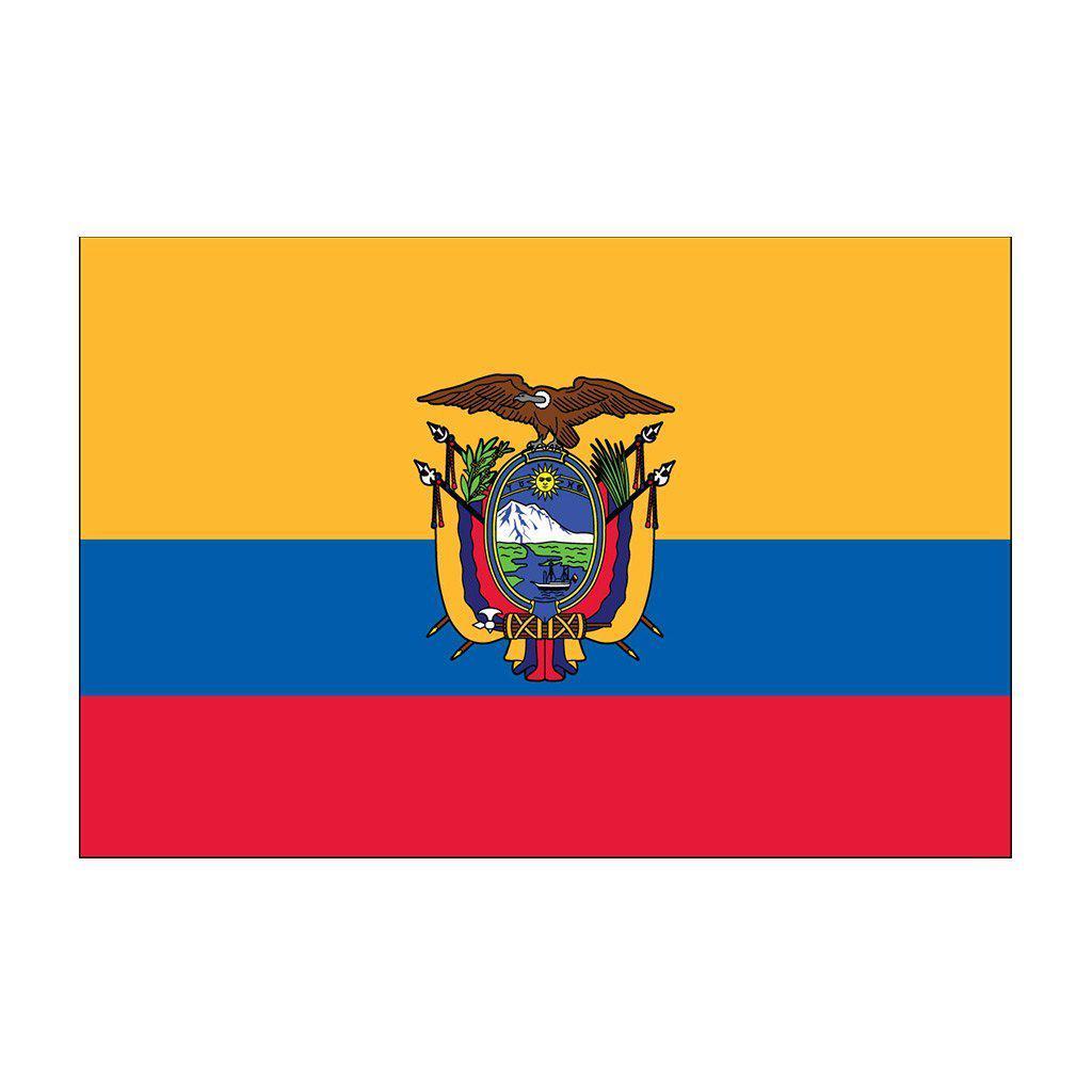 Ecuador Flags with Seal