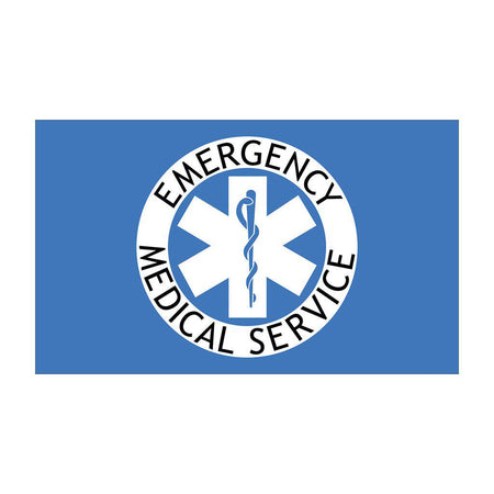Emergency Medical Service (EMS) 3' x 5' Flag