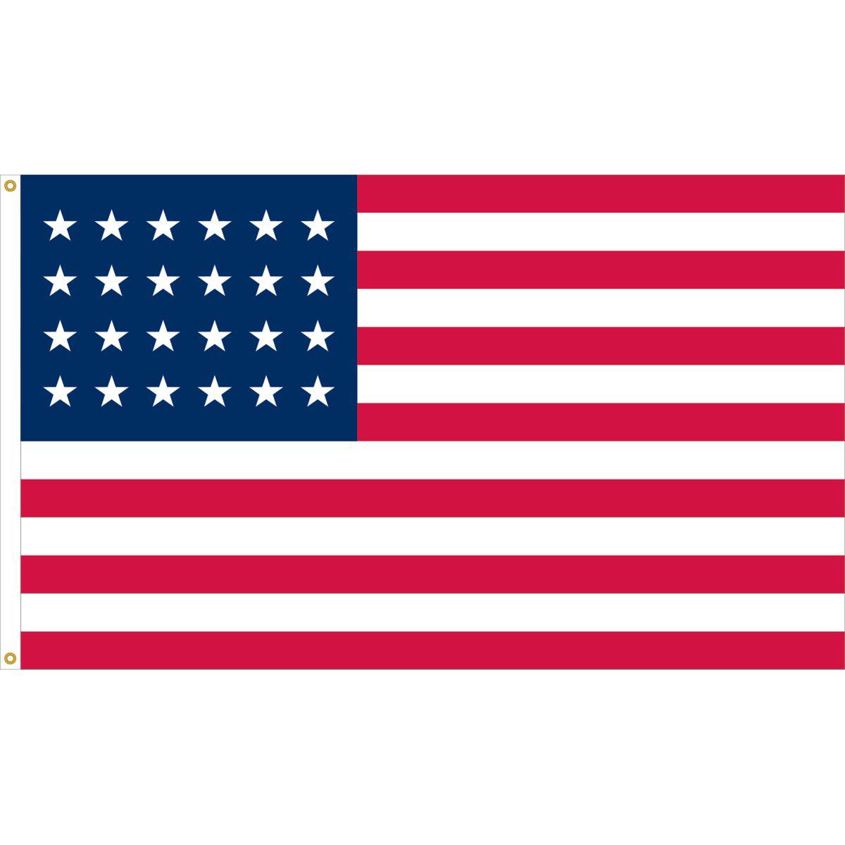 24 Stars American Flag