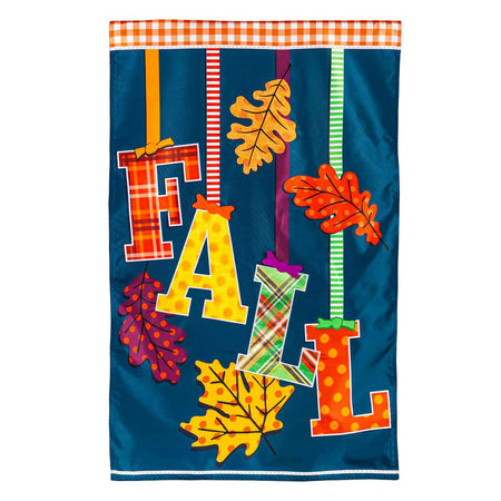 The Falling Leaves house banner features the word "Fall" and autumn leaves dangling from ribbons. All have bright fall colors and patterns.