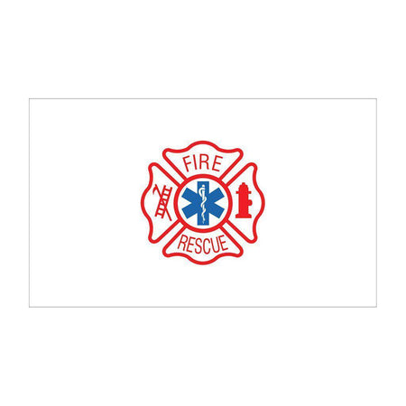 Fire & Rescue Flag for outdoors