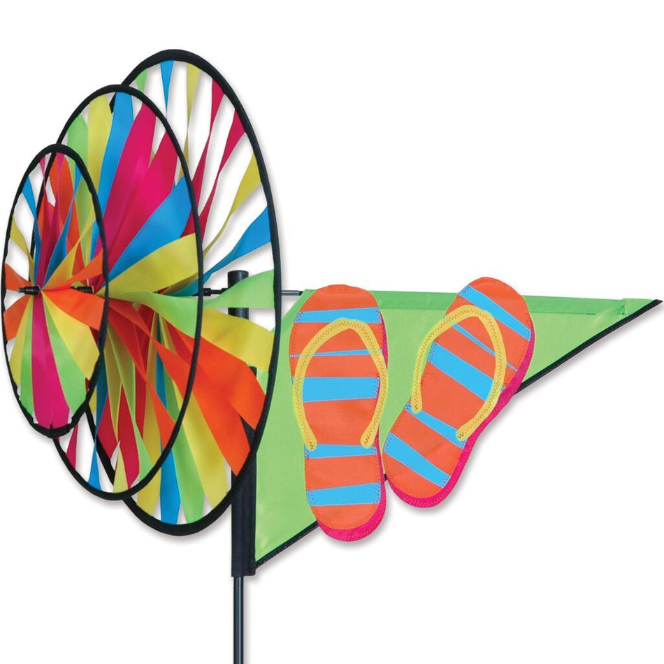 Flip Flops Triple Spinner-Spinner-Fly Me Flag
