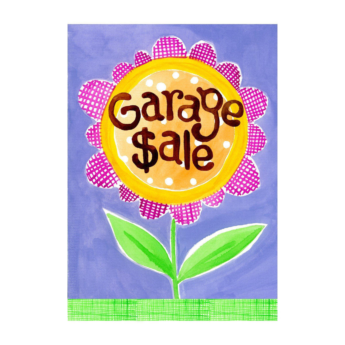 Garage Sale House Banner, flower