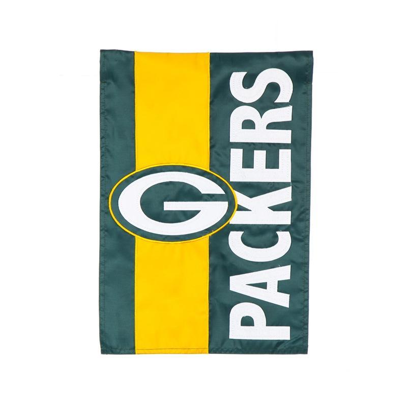 Green Bay Packers Appliqué Garden Flag-Garden Flag-Fly Me Flag