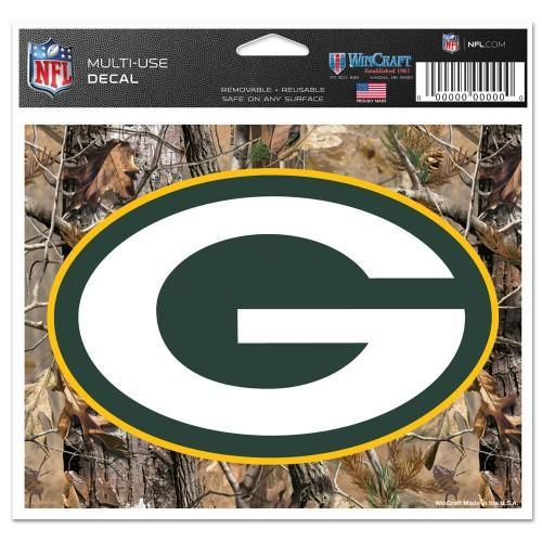 Green Bay Packers Camouflage Logo Decal