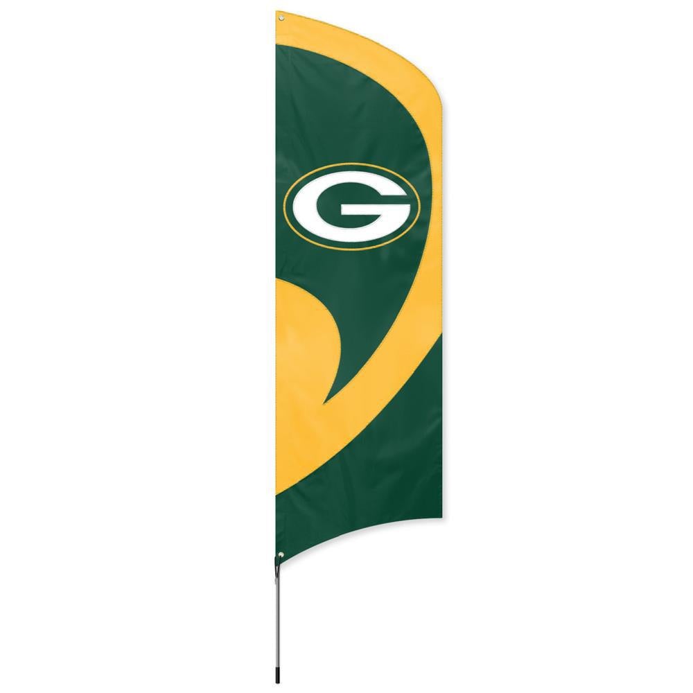 Green Bay Packers Feather Banner (8.5')-Feather Banner-Fly Me Flag