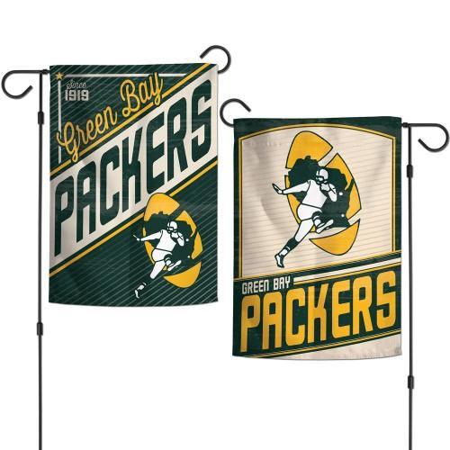 Green Bay Packers Classic Logo Retro Double-Sided Garden Flag