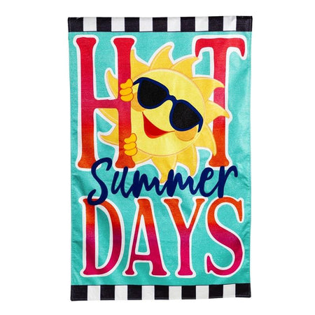 The HOT Summer Sun house banner features a smiling sun wearing sunglasses and the words "Hot Summer Days".