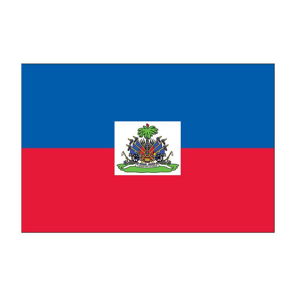 Haiti Flags with Seal