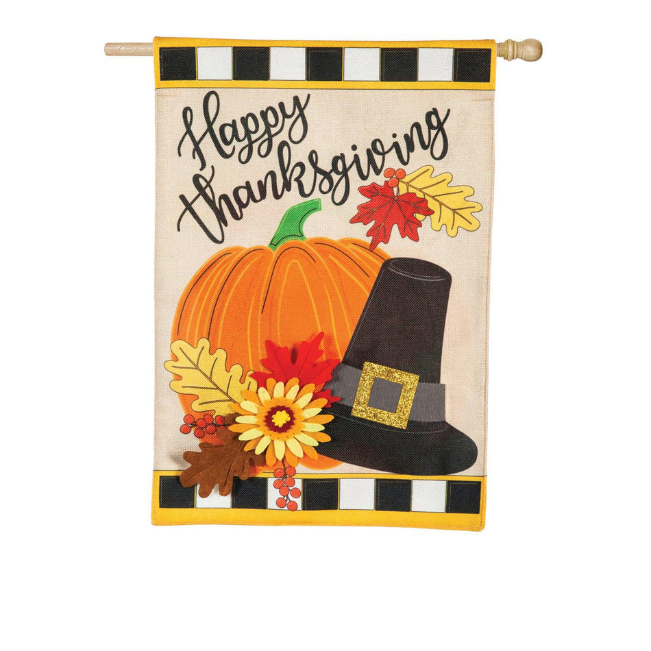 Happy Thanksgiving House Banner-House Banner-Fly Me Flag