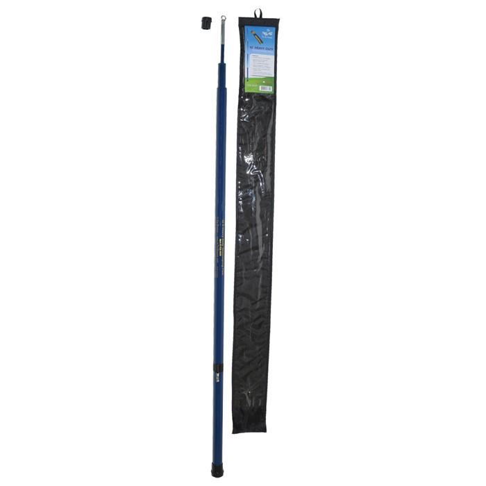 Designed for frequent outdoor use, our Telescopic Heavy-Duty Pole includes a swiveling eyelet at the top to ensure windsocks and vertical banners swing freely in changing winds.