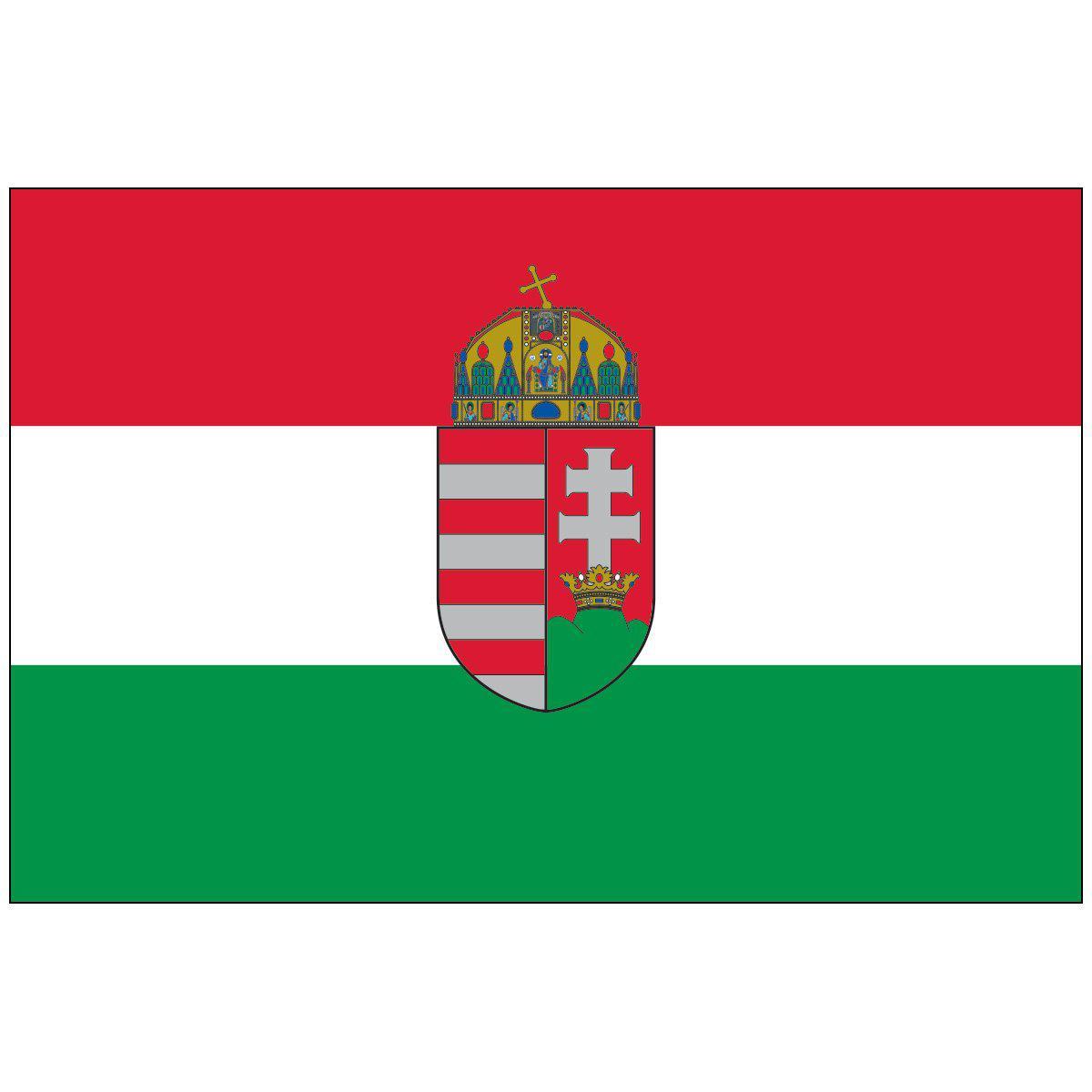 Hungary Flags with Seal-Flag-Fly Me Flag