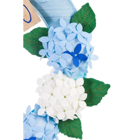 Hydrangea Wreath Door Decor-Door Decor-Fly Me Flag