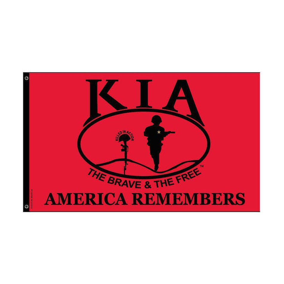 KIA (Killed in Action) America Remembers Flag