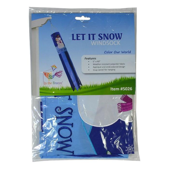 Let It Snow Windsock-windsock-Fly Me Flag