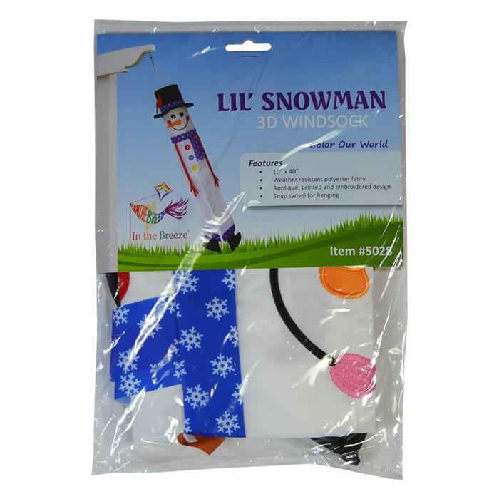Lil Snowman Windsock-windsock-Fly Me Flag