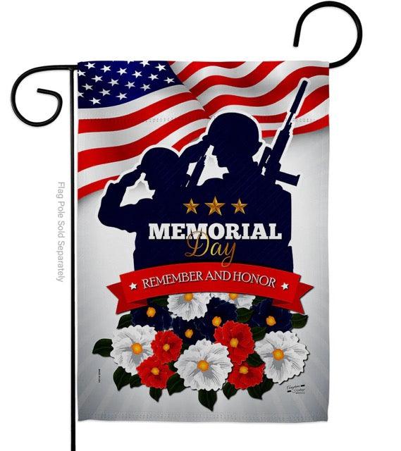 Memorial Day Garden Flag
