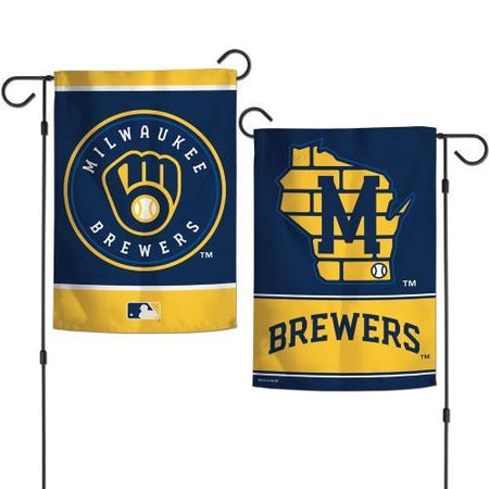 Milwaukee Brewers Double-Sided Garden Flag