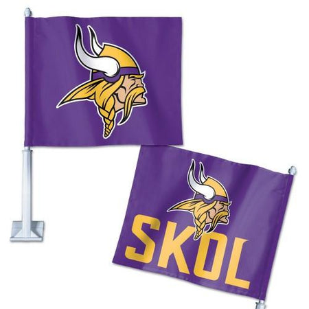 Minnesota Vikings Slogan Car Flag