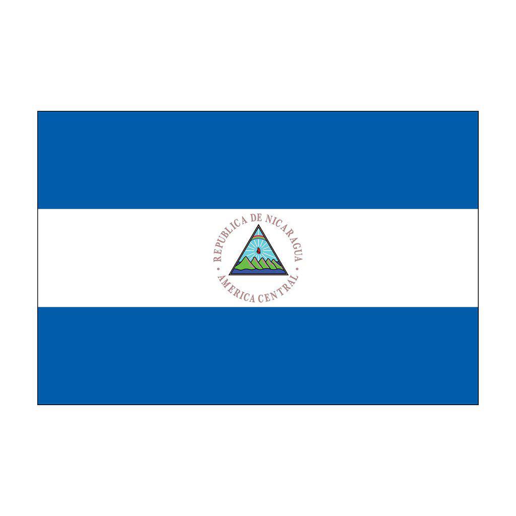 Buy outdoor Nicaragua flags with seal
