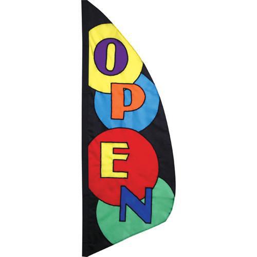 Open Circle Pattern Feather Banner (8.5')-Feather Banner-Fly Me Flag