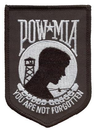 POW MIA Embroidered Patch