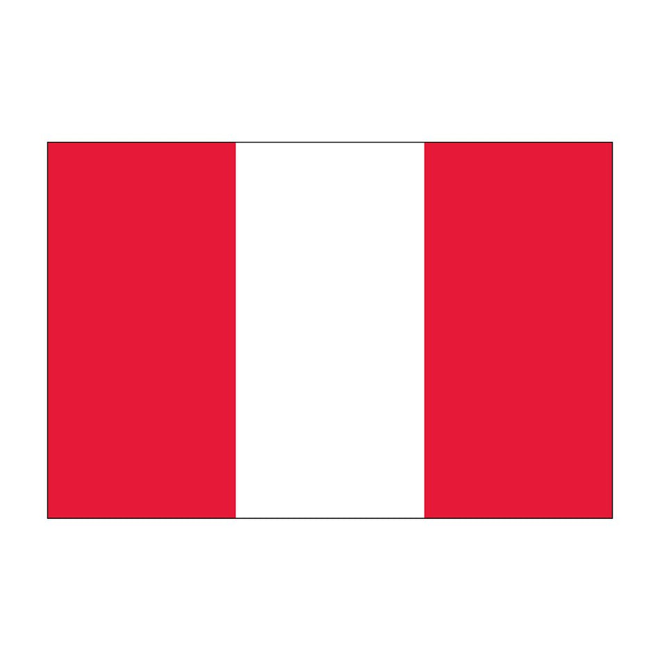 Buy outdoor Peru flags without seal
