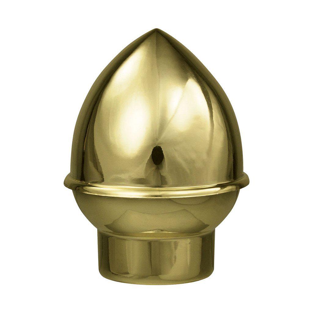 Gold Plastic Acorn Slip-Fit Ornament