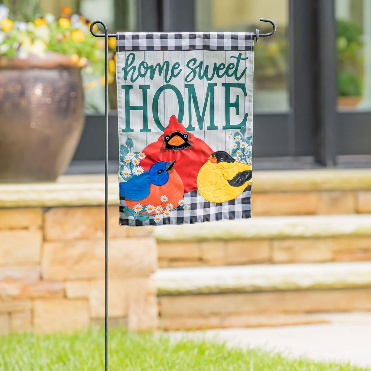 Portly Birds Garden Flag