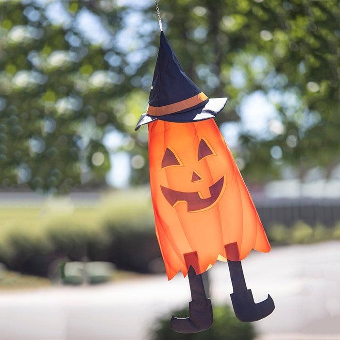 Pumpkin 3D Halloween Windsock-Windsock-Fly Me Flag