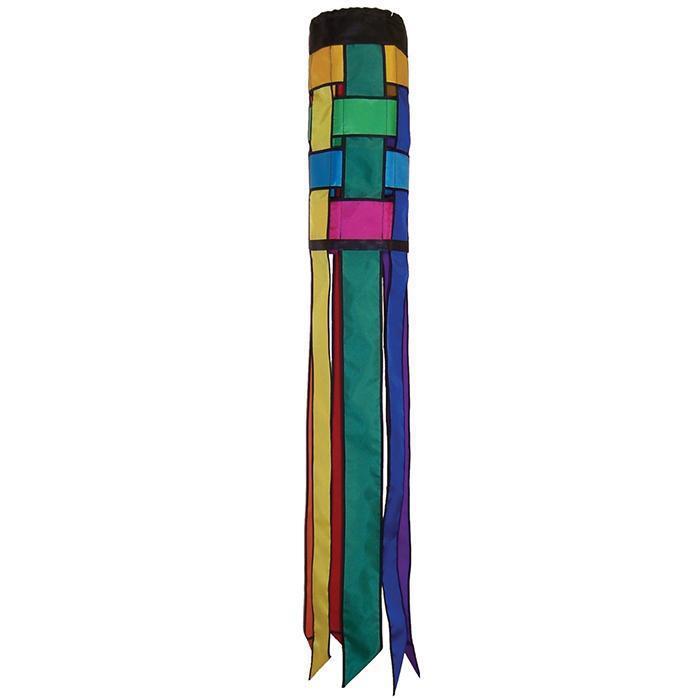 Rainbow Weave Windsock