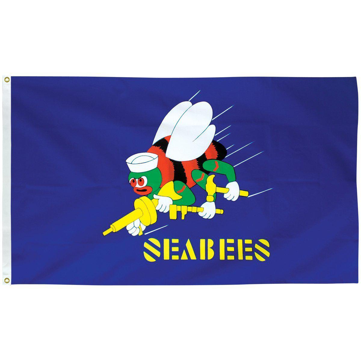 Seabees 3' x 5' Military Flag