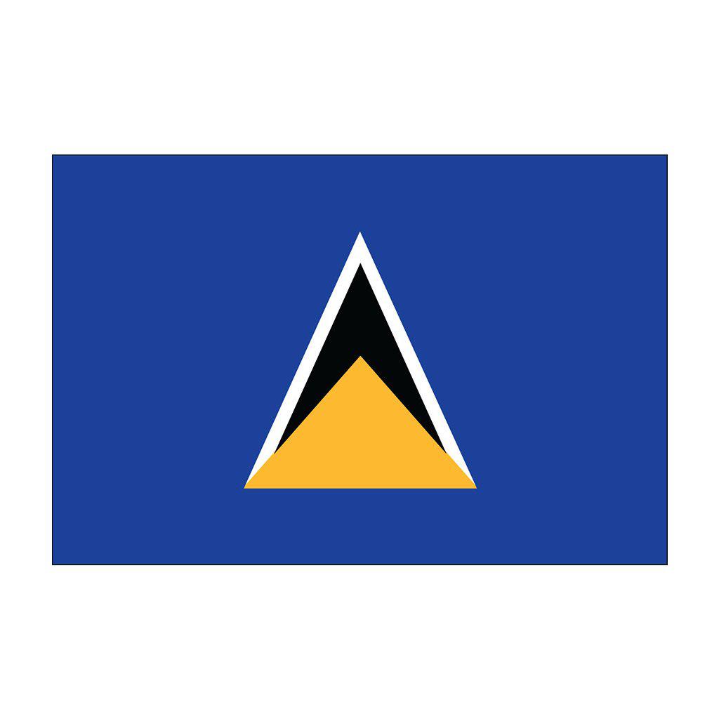 St. Lucia outdoors flags