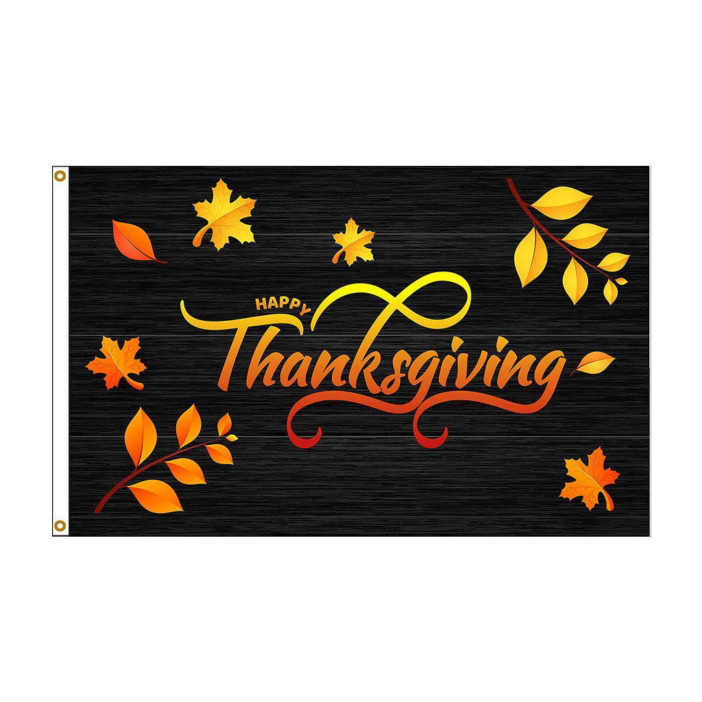 Thanksgiving Leaves 3' x 5' Boutique Flag