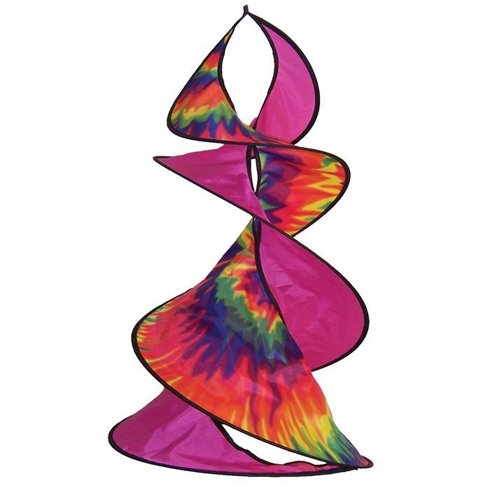 The Tie Dye Spin Duet is created to spin and have a soothing visual image. 