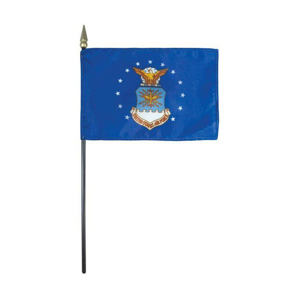 U.S. Air Force Stick Flags are available in 3 sizes