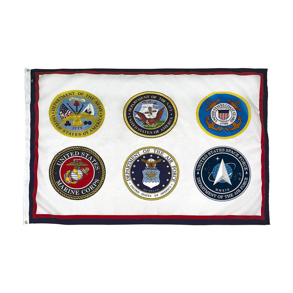 U.S. Armed Forces Flag - 6 branches - various sizes-Flag-Fly Me Flag
