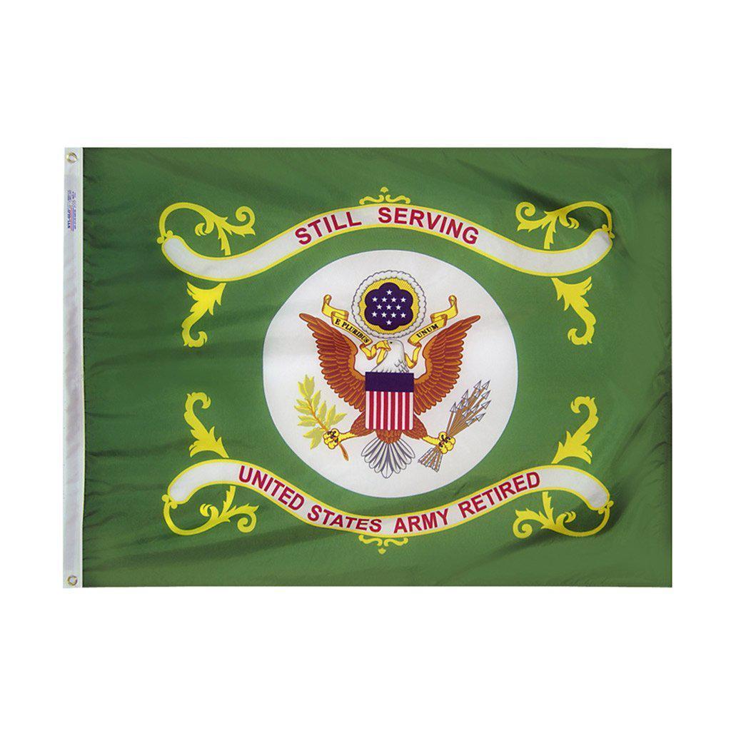 U.S. Army Retired 3' x 4' Nylon Flag