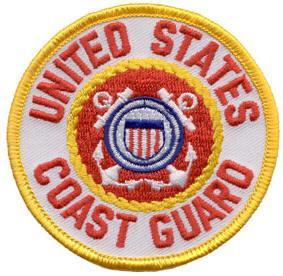 Coast Guard Embroidered Patch