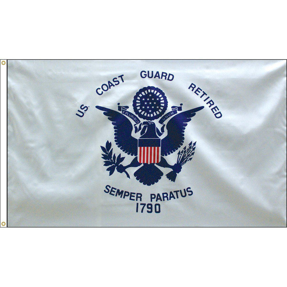 U.S. Coast Guard Retired 3' x 5' E-Poly Flag