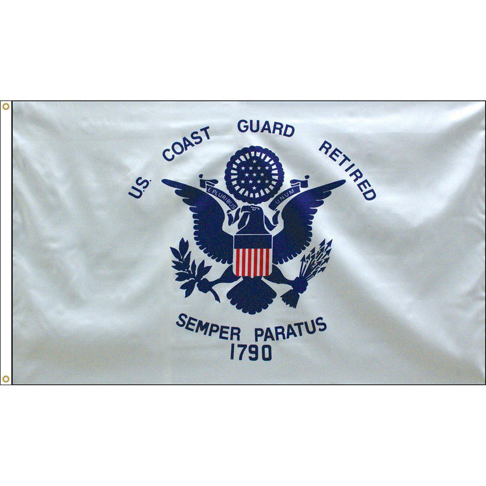 U.S. Coast Guard Retired 3' x 5' Nylon Flag