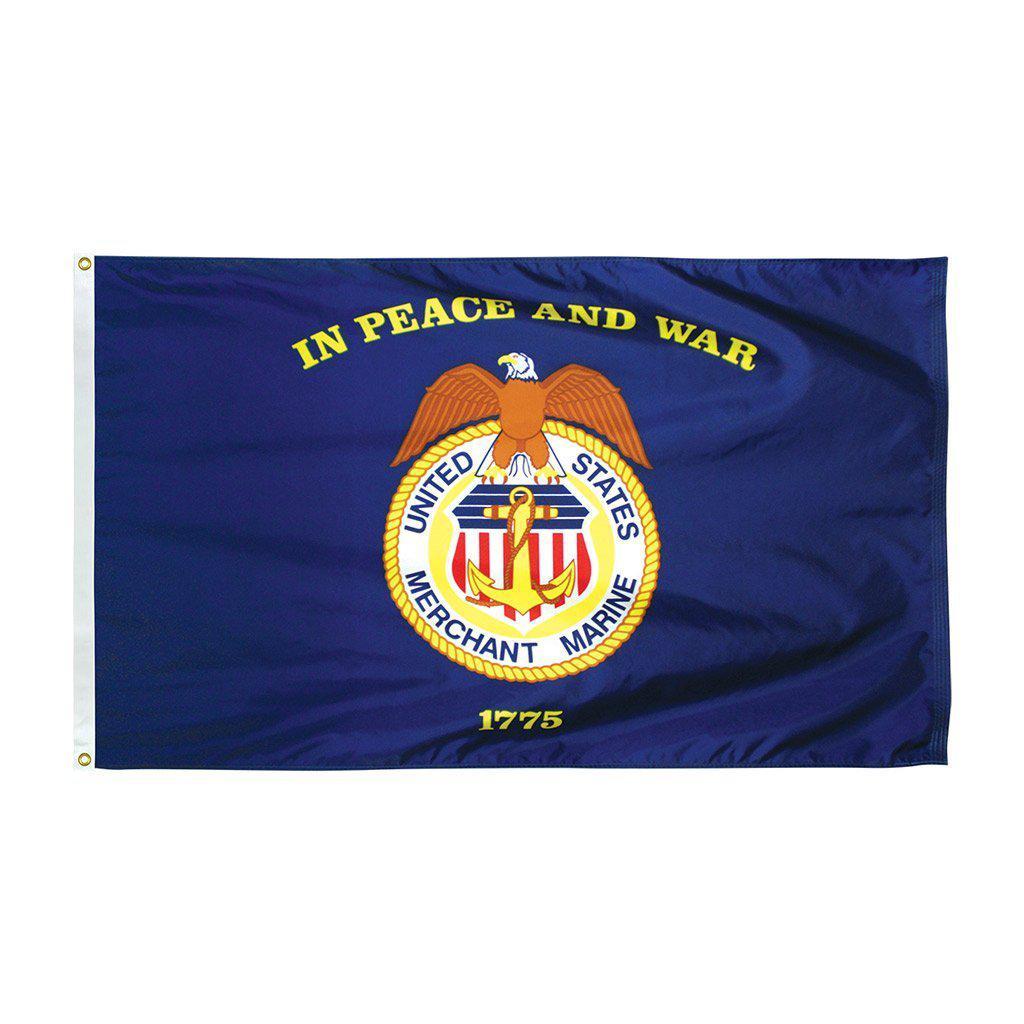Merchant Marines Flags are available in several sizes.