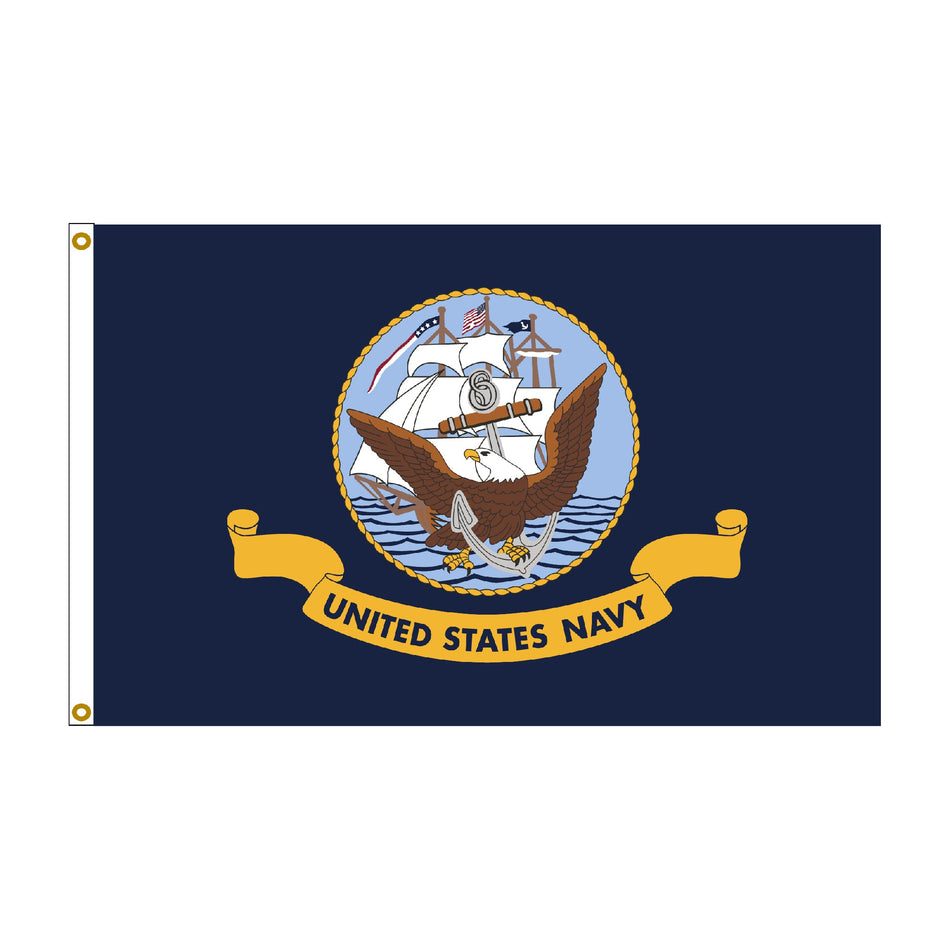 U.S. Navy Flags (Polyester) - various sizes-Flag-Fly Me Flag