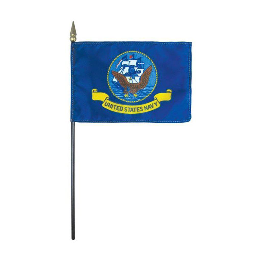 U.S. Navy stick flags are available in 3 sizes