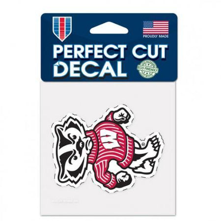 Wisconsin Badgers Bucky Decal-Decal-Fly Me Flag