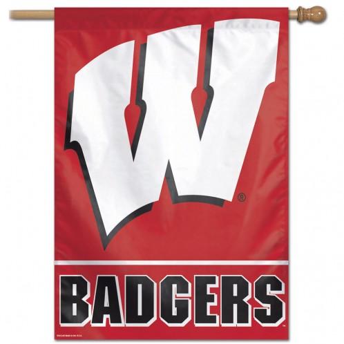Wisconsin Badgers House Flag