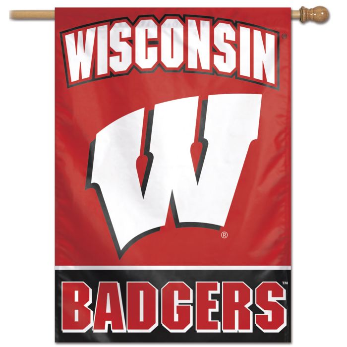 Wisconsin Badgers Logo House Banner-House Banner-Fly Me Flag